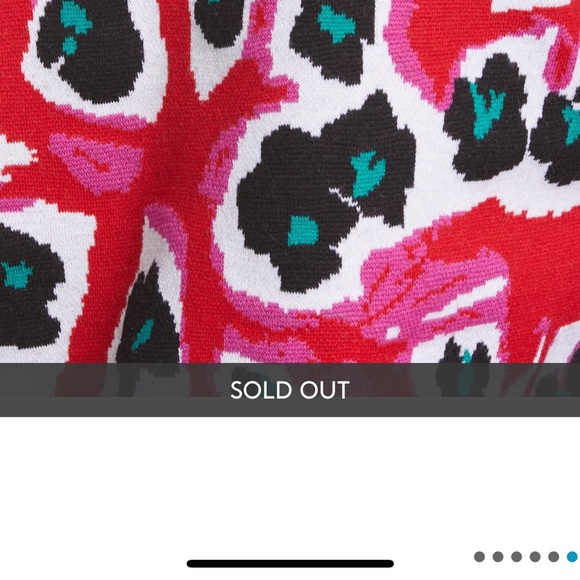 Diane von Furstenberg $398 Harrison Crewneck Pullover Sweater XS Red Wool Blend - Picture 10 of 16